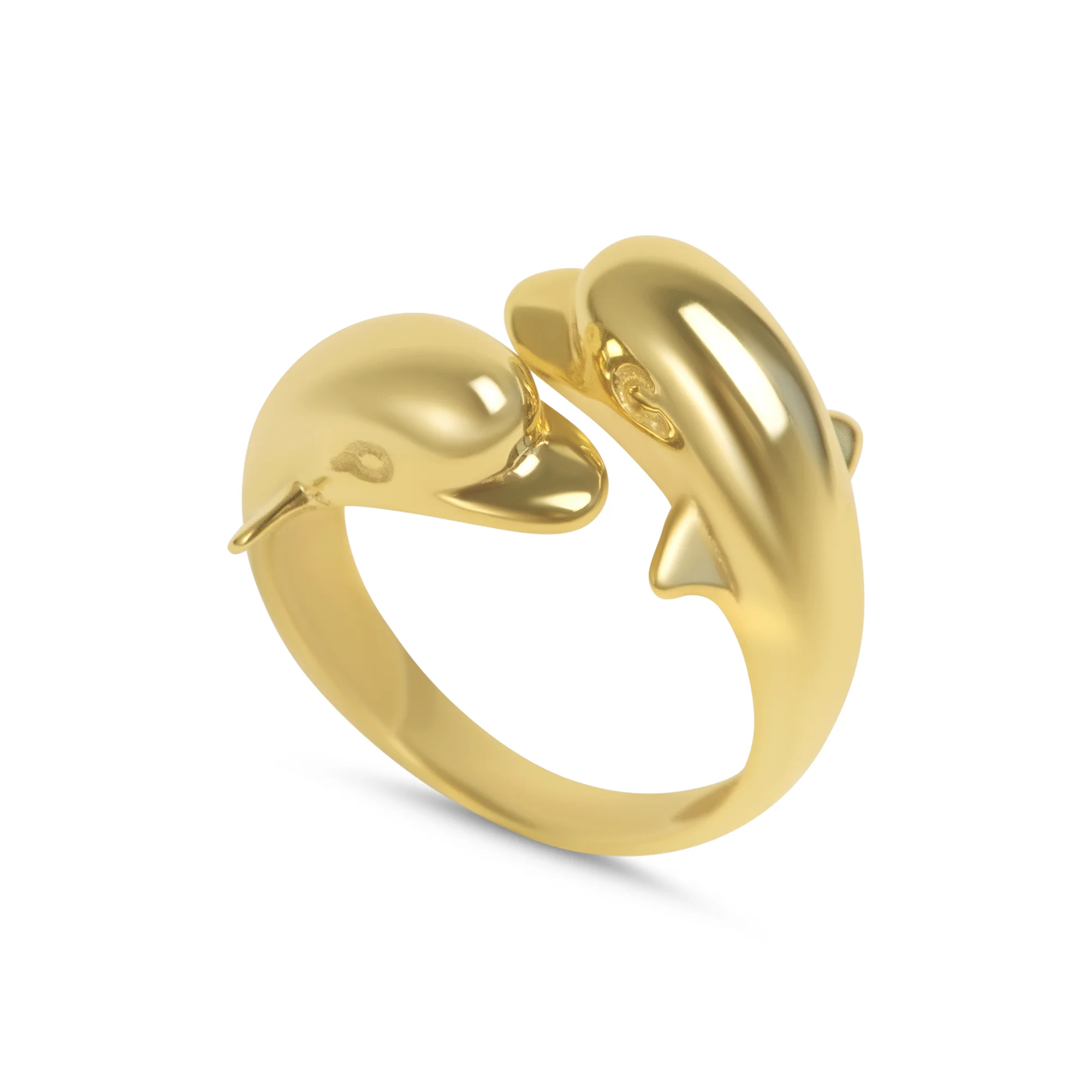Two Headed Dolphin Ring #4