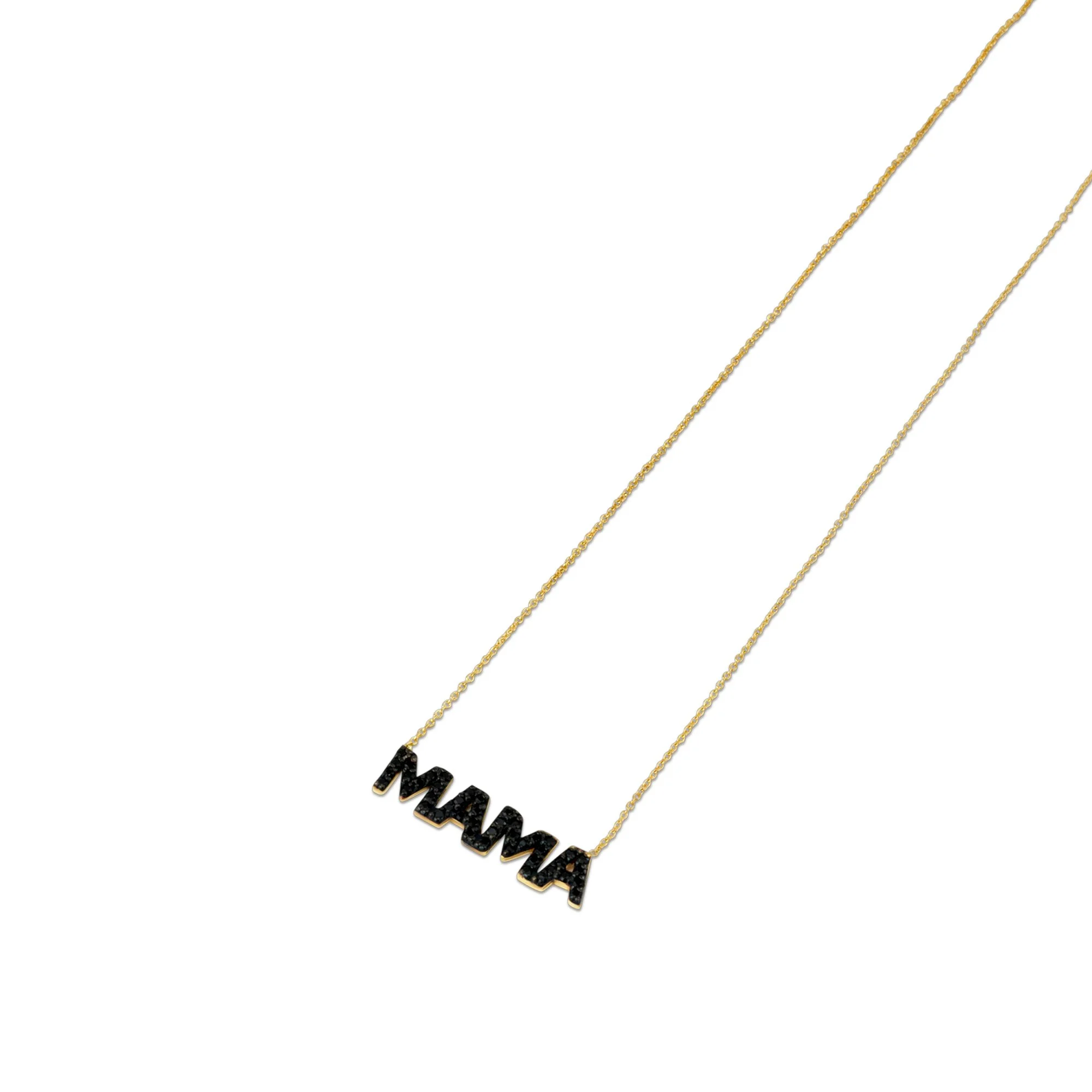 Gold Mama Stone necklace